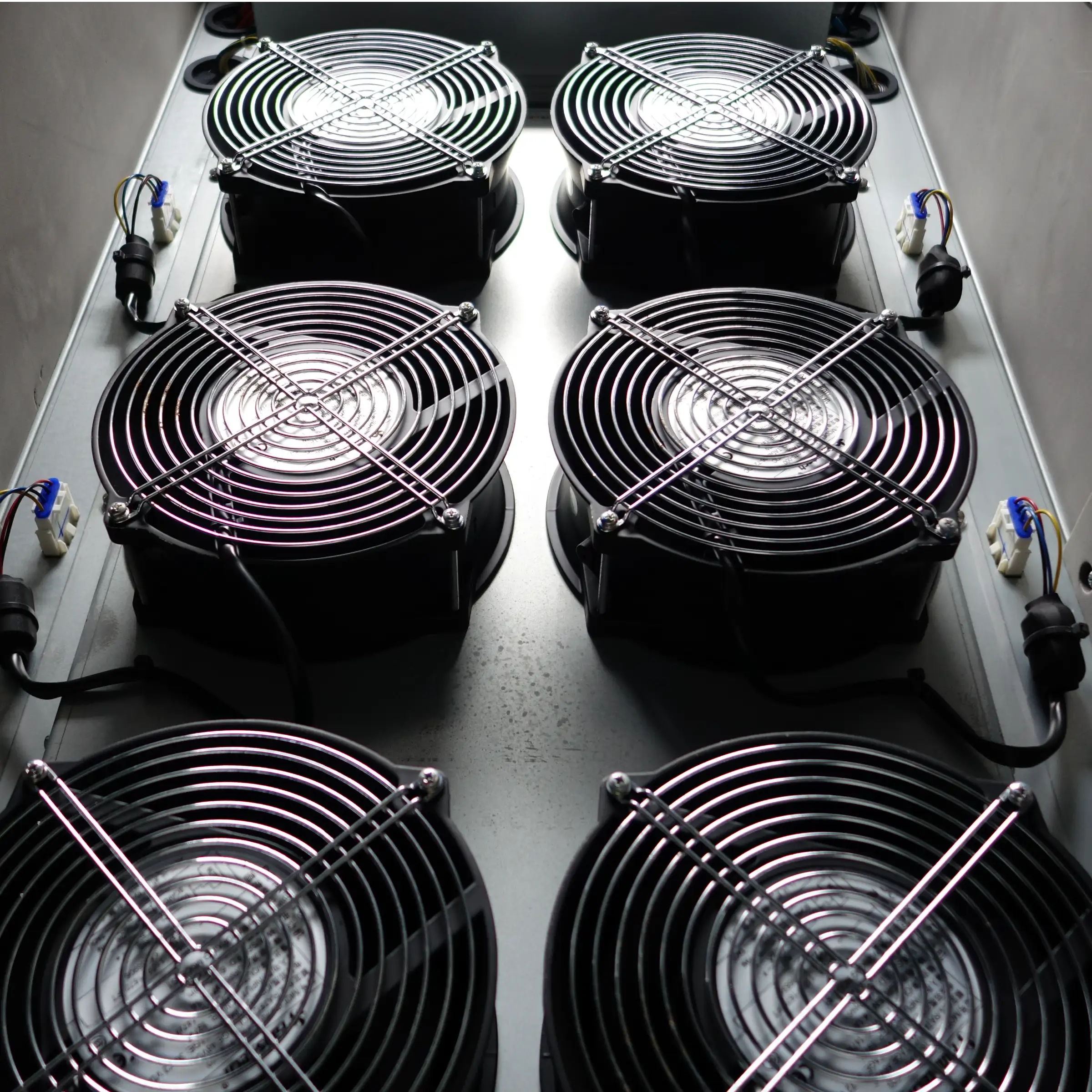 Fans Cooling the back of Servers